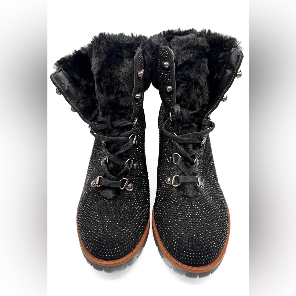 Nanette Lepore Women’s Anais Black Ankle Boots Size 9